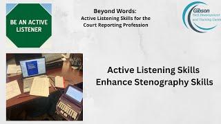 09 Active Listening Skills Enhance Stenography Skills