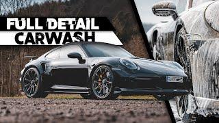 330.000€ Porsche BRABUS Turbo S FULL Detail CARWASH // ASMR  #fulldetailvideo  #deepclean
