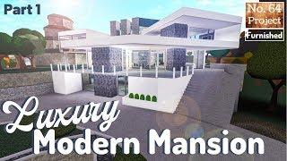 Bloxburg Build || Luxury Modern Mansion | Roblox [Part 1/2]