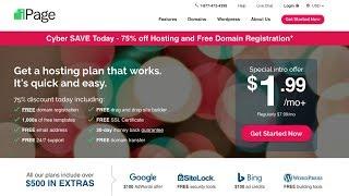 Ipage Black Friday Deals | Ipage Cyber Monday Sale Discount Offer + Free Domain Name