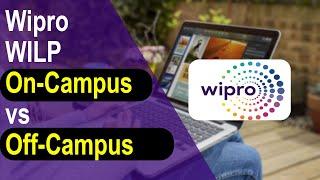 Wipro Wilp on Campus vs Off Campus | Wipro WIlp | Wipro Fresher hiring | Wipro | Wipro Off campus