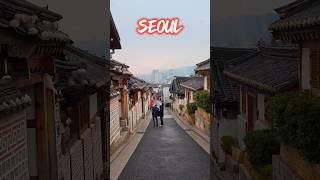 A walk in Bukchon Hanok Village in Seoul #shorts #seoul #korea