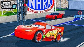 LIGHTNING MCQUEEN DRAG RACING SUPERCARS! (KACHOW) | FS22