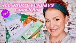 *LAUNCH BOX* UNBOXING ALL ABOUT SUNDAYS WELLNESS & POSITIVITY SUBSCRIPTION BOX