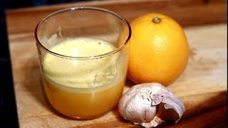 Drink a glass of garlic Orange |Every Morning on days see what happen to you  Chef Ricardo Juice Bar