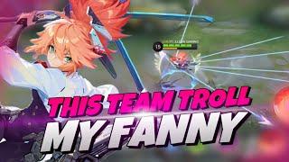 FANNY KU DI TROLL PUBLIK LAGI-LAGI 1 VS 5 RIP MMR FANNY | AGGRESSIVE FANNY GAMEPLAY | MOBILE LEGENDS