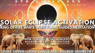 Solar Eclipse Ring of Fire White Light Flame Activation Meditation | From Chrysalis To Emergence 