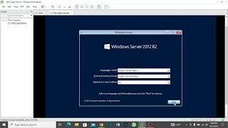 Installation of windows server 2012 R2 on a #Vmware step by step Guide