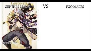 Genshin Males vs FGO Males