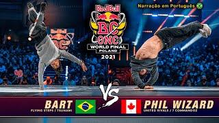 Bart vs Phil Wizard (TOP 8) Red Bull BC One 2021 (PT-BR) Comentários