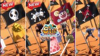 Every Jolly Roger / Pirate Flag in One Piece Bounty Rush OPBR 6th Anniversary