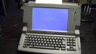 Vintage Word Processor Review: Sharp Font Writer FW-700 (1995?)