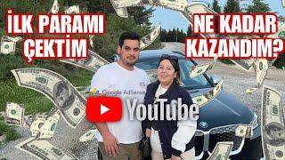 Youtube’dan ilk paramı çektim | FİRST MONEY FROM YOUTUBE | Para kazanmak için ne yapmak gerekiyor