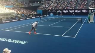 Nick kyrgios amazing slow motion serve