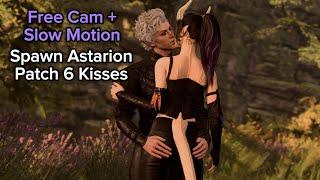 Free Cam and Slow Motion of Spawn Astarion Kisses Patch 6 | Astarion Grabs Your Butt Off Screen