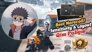 New  Qim Pubgm Sensitivity Code & Layout Code 2023 | Sensitivitas PUBG Mobile Terbaik Norecoil