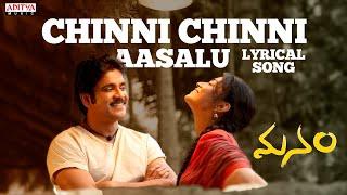 Manam Songs with Lyrics - Chinni Chinni Aasalu Song - ANR, Nagarjuna, Naga Chaitanya, Samantha