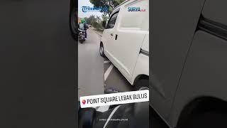 KEJADIAN NGAWUR Pengendara Mobil Belok Tiba-tiba Hampir Tabrak Pemotor!