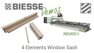Biesse Rover B - Window sash elements