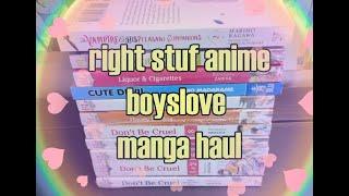 RIGHT STUF (BOYSLOVE) manga haul