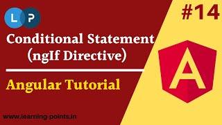 Angular ngIf Directive | Angular conditional Statement | If else condition in Angular