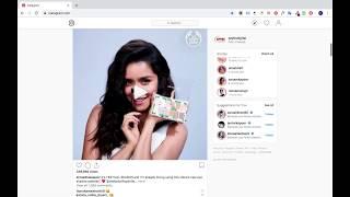 Use Instagram via Laptop or without phone - 2020 (Hindi))