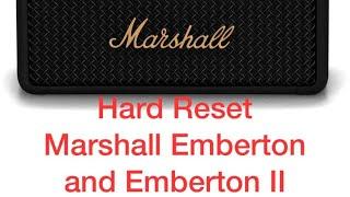 How to hard reset Marshall Emberton and Emberton II #marshall #Marshallspeaker #trending #asksiftech