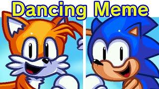Friday Night Funkin' Vs Classic Sonic and Tails Dancing Meme (FNF Mod/Hard) (Sonic The Hedgehog)