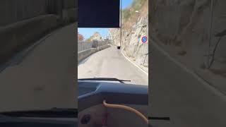 Crazy Driving on the Amalfi Coast Italy #italy #amalficoast