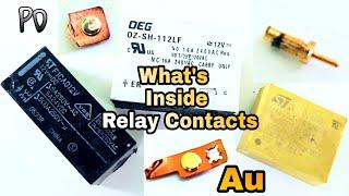 What is Inside Relay Contacts | Gold And Palladium Recovery | Scraping Relay Contacts