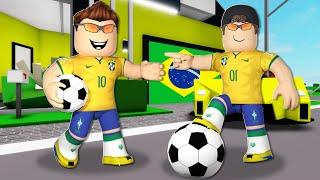 DECORANDO O BROOKHAVEN PARA A COPA DO MUNDO : Historinhas de Roblox