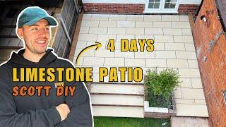 DIY - How to lay a Limestone patio like a PRO