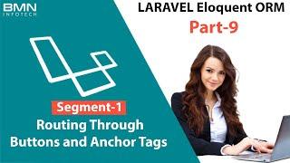 Routing Through Buttons & Anchor Tags in Laravel Eloquent ORM (Segment 1) | Laravel Tutorial Part 9