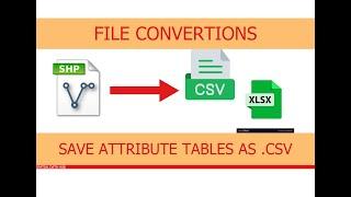 Save QGIS Attribute Table as Excel Spreadsheet (CSV, XLSX)