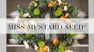 How to Make a Fall Wreath | miss mustard seed