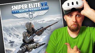 Sniper Elite Vr: Winter Warrior | Quest 3 Gameplay and First Impressions!