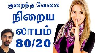 80 20 Principle in Tamil | Dr V S Jithendra