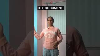 Legal document to be checked before buying a property #shortsvideo