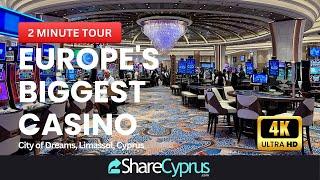 GO INSIDE City of Dreams Mediterranean Casino - EUROPE'S BIGGEST CASINO in Limassol, Cyprus.