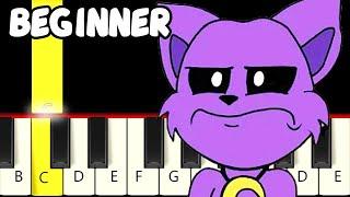 Endless Meme Song Poppy Playtime - Fast and Slow (Easy) Piano Tutorial - Beginner