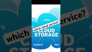 Which major cloud service do you use to backup your files? GoogleOne Onedrive Dropbox Icloud 2024