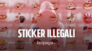 WhatsApp, gli sticker possono essere illegali: il monito della Polizia di Stato