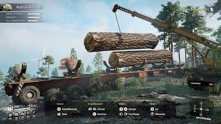 snowrunner - log delivery  | heavy mudrunner gameplay | Logitech g29