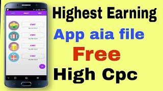 Biggest High Quality Earning App Aia File Free | Appybuilder aia file