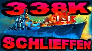 Schlieffen drückt 338K DMG *9 KILLS* "300K Club" ️ in World of Warships 