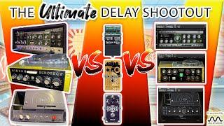 Ultimate Analog Delay Shootout! Space Echo VS Echoplex VS Echorec VS Plugins VS Pedals! #analogdelay