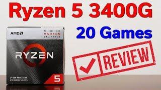 Ryzen 5 3400G — 20 Games Tested — No Graphics Card Required!