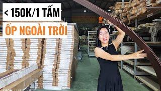 Chi tiết giá và kích thước tấm ốp ngoài trời | Tấm ốp ngoài trời giá rẻ |  Lê Hạ Haroma