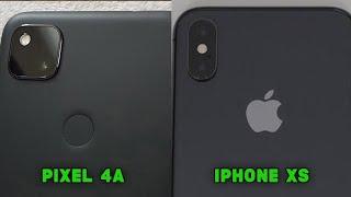 Google Pixel 4a vs iPhone XS - Camera Test