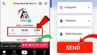 Free Tiktok Likes 2024 | Tiktok Par Likes Followers Views Kaise Badhaye 2024 | Free Tiktok Likes